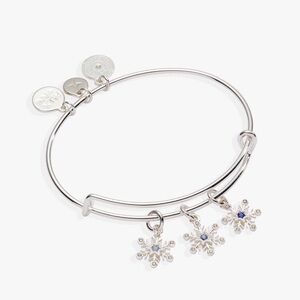 Silver Snowflake Charm Bracelet